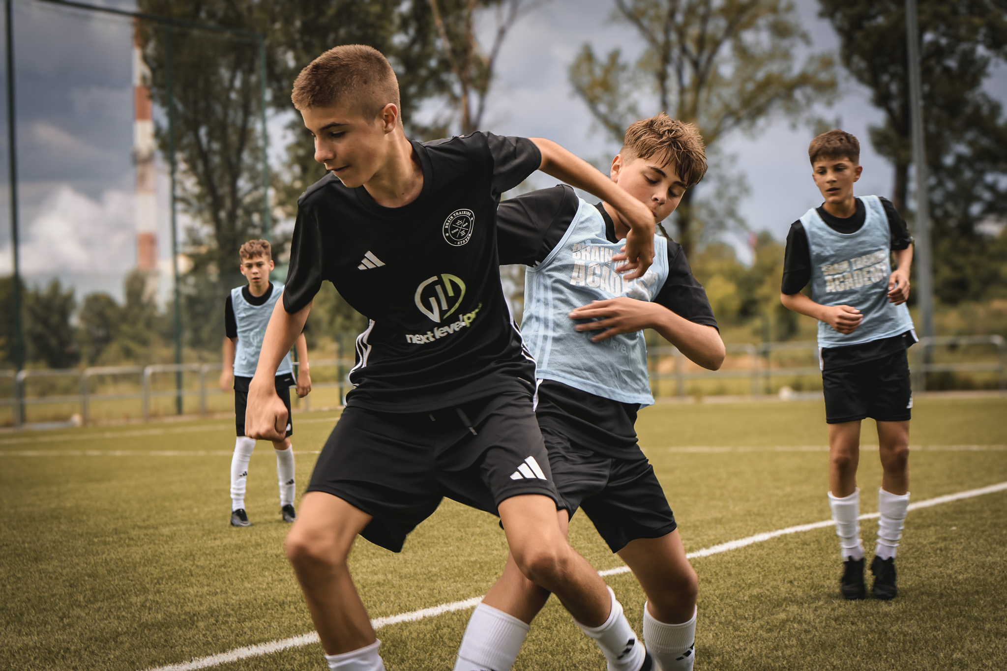 Trening skutecznego dryblingu i gry 1 na 1 w Gliwicach