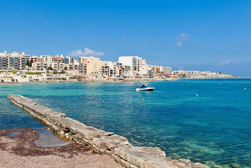 Qawra na Malcie — miejsce NEXT Level Malta Camp 2027