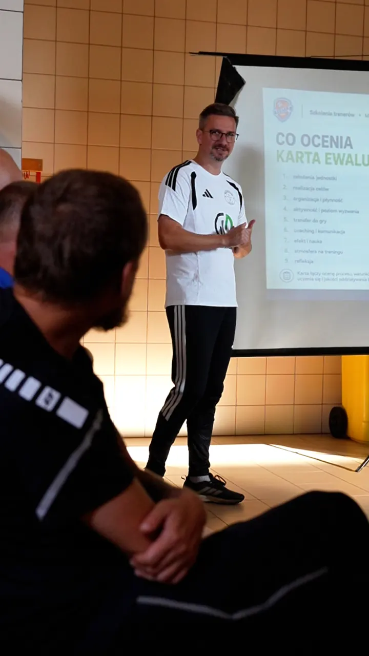 Szkolenie kadry MKL SEMP Siedlce — omówienie ewaluacji treningu.
